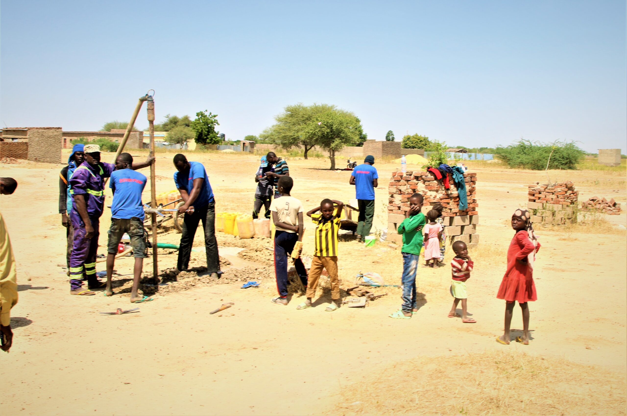 Community around a well